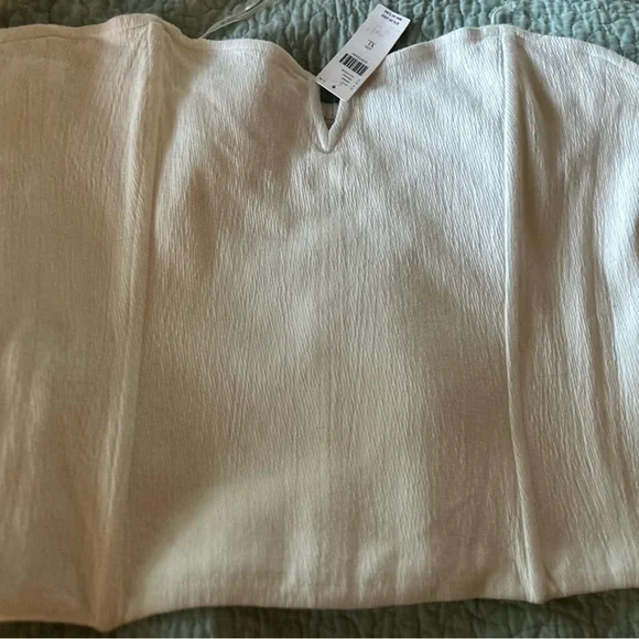 Anthropologie x Porridge NWT Womens Bustier Smocked Pull On Top white XL Beach - Picture 2 of 5